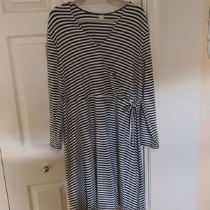 Flattering wrap dress